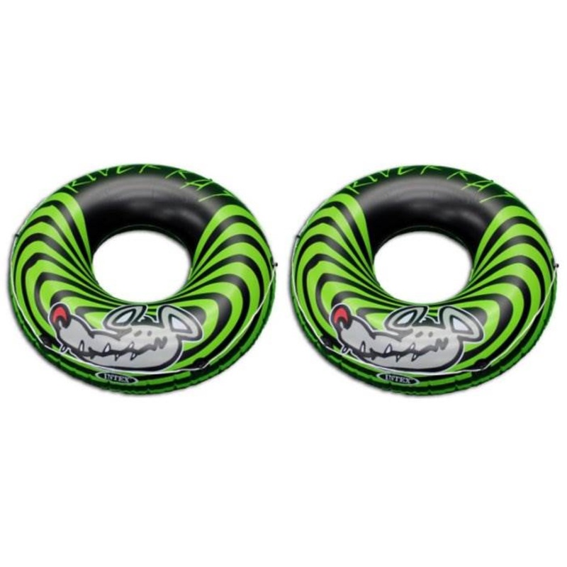 2-Pack Intex River Rat 48-Inch Inflatable Tubes For Lake/Pool/River | 2 x 68209E
