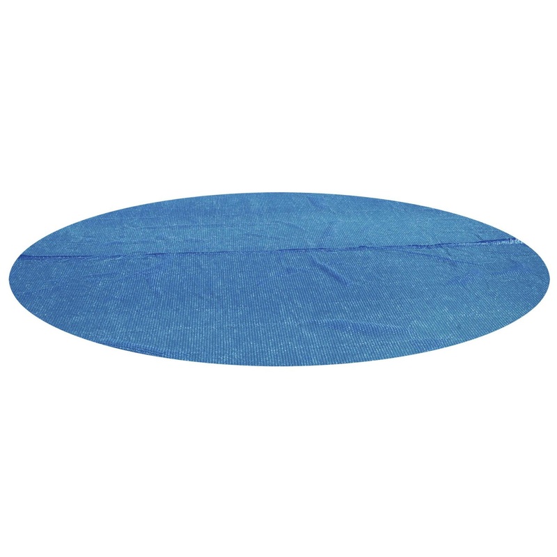 Bestway Flowclear 15′ Round Solar Pool Cover for Above Ground Pools (Cover Only)