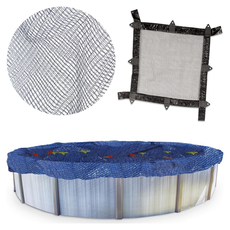 Swimline Hydrotools Leaf Net Winter Pool Cover for 16×32 Ft Above Ground Pools
