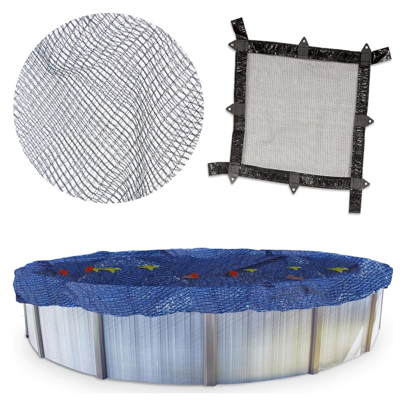 Swimline Hydrotools Leaf Net Winter Pool Cover for 18×34 Ft Above Ground Pools