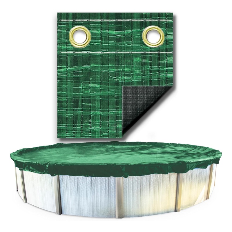 Swimline Hydrotools Ripstopper Winter Pool Cover for 21×43 Ft Above Ground Pool