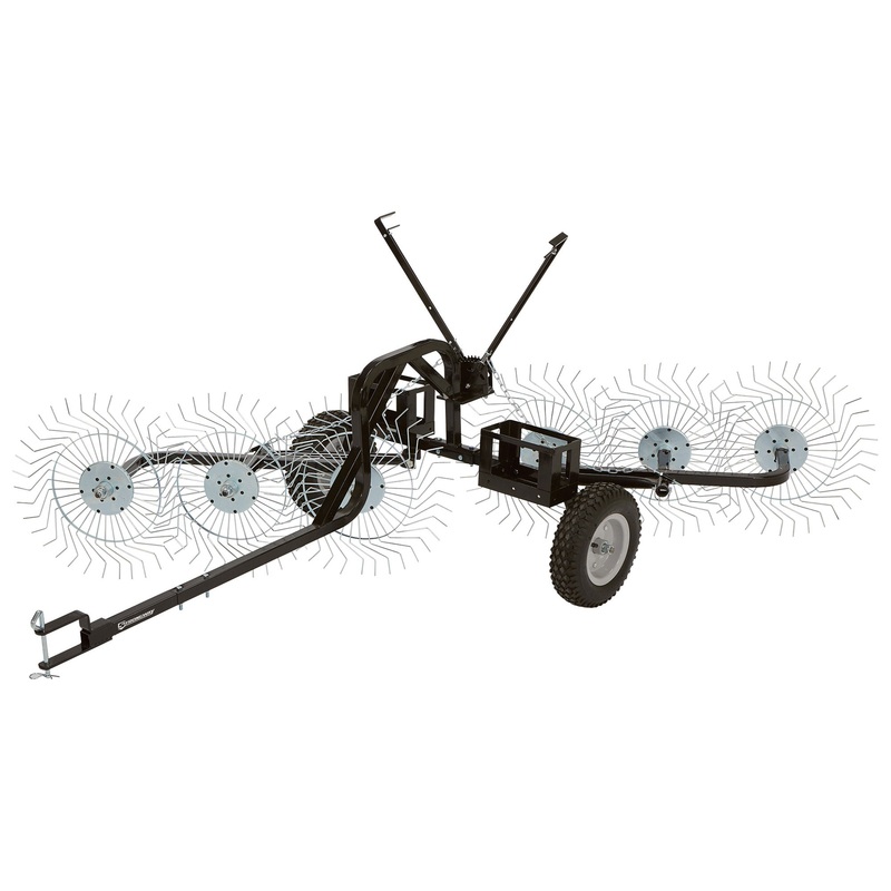 Yard Tuff ACR-600T 55 Inch Steel Acreage Rake with Pin Style Hitch (For Parts)