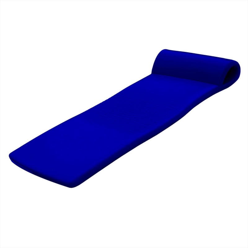 TRC Recreation Sunsation 1.75 Thick Foam Lounger Swimming Pool Float, Navy Blue