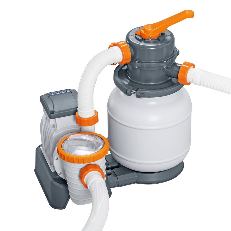 Bestway 58498E Flowclear 1500 Gallon Sand Filter Pump for Above Ground Pools