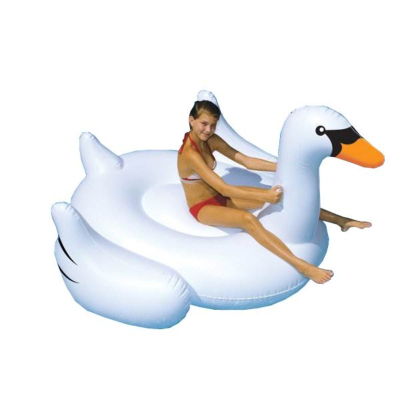 Swimline Giant Inflatable 75-Inch Swan Float For Swimming Pools | 90621